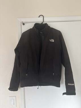 The North Face Men's Gore Windstopper Softshell Jacket Black Size Small zipper i